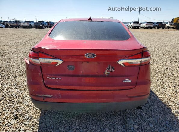 3FA6P0HD3LR148182 2020 FORD FUSION Red Rear view