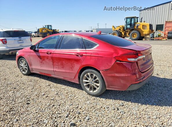 3FA6P0HD3LR148182 2020 FORD FUSION Red Rear left