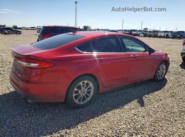 3FA6P0HD3LR148182 2020 FORD FUSION Red Rear right