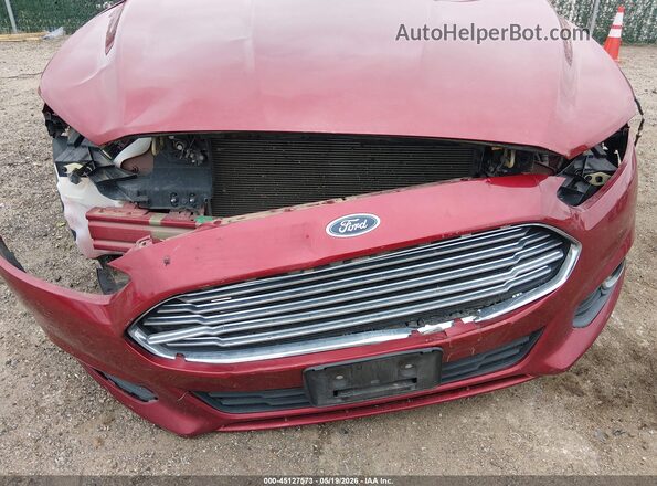 3FA6P0HD4GR290451 2016 FORD FUSION Красный Вид спереди