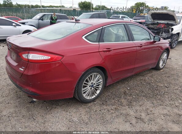 3FA6P0HD4GR290451 2016 FORD FUSION Красный Задняя правая четверть