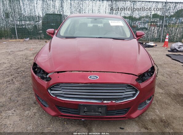 3FA6P0HD4GR290451 2016 FORD FUSION Красный Вид задней части салона