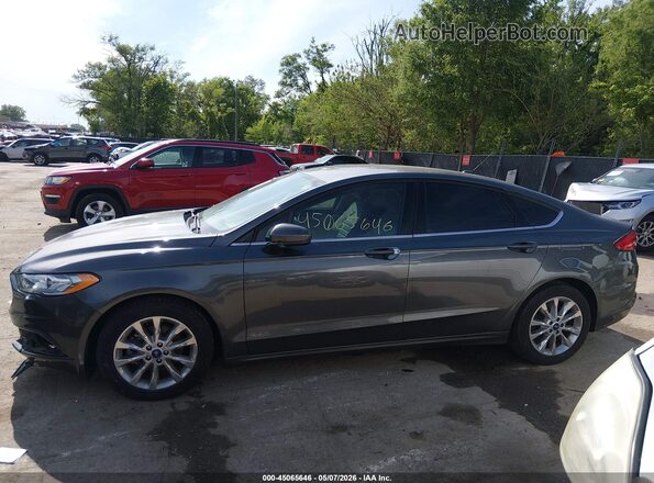 3FA6P0HD4HR237296 2017 FORD FUSION Gray 