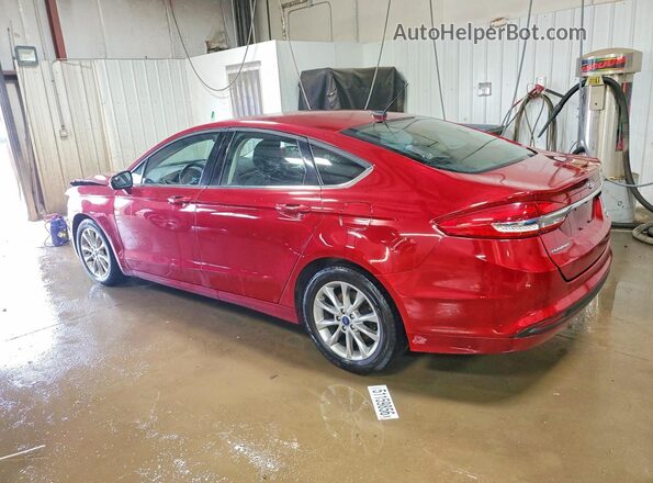 3FA6P0HD4HR271366 2017 FORD FUSION Red 