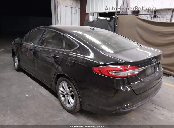 3FA6P0HD4JR222481 2018 FORD FUSION Black უკანა მარცხენა