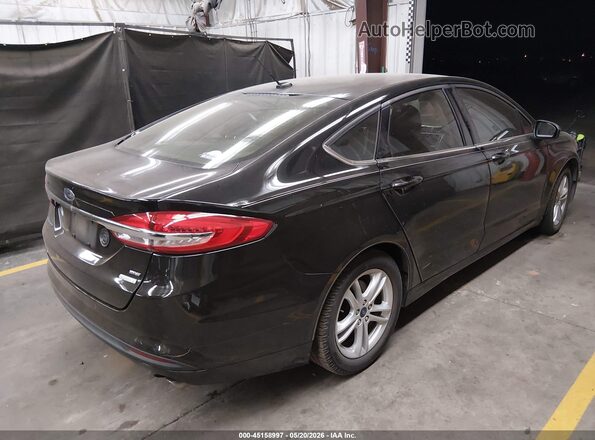 3FA6P0HD4JR222481 2018 FORD FUSION Black უკანა მარჯვენა