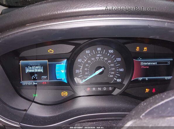 3FA6P0HD4JR222481 2018 FORD FUSION Black უკანა სავარძლების ხედი