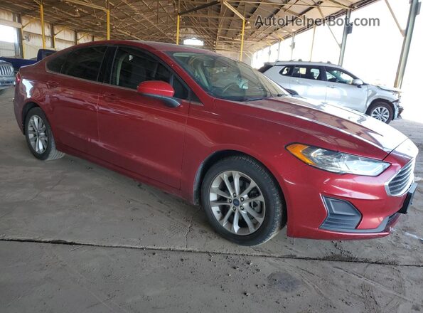 3FA6P0HD4LR113408 2020 FORD FUSION Red Front right