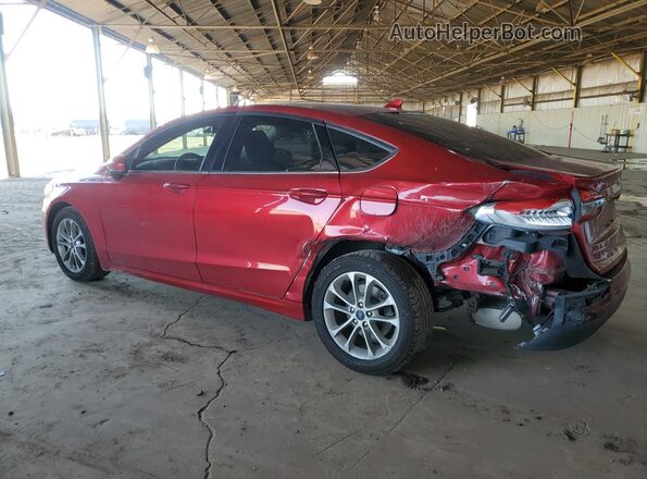 3FA6P0HD4LR113408 2020 FORD FUSION Red Rear left