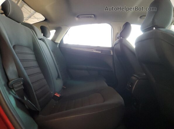3FA6P0HD4LR113408 2020 FORD FUSION Red Rear seats view