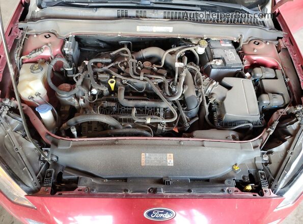3FA6P0HD4LR113408 2020 FORD FUSION Red Rear interior view