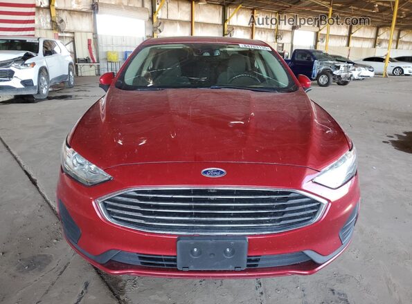 3FA6P0HD4LR113408 2020 FORD FUSION Red Front view
