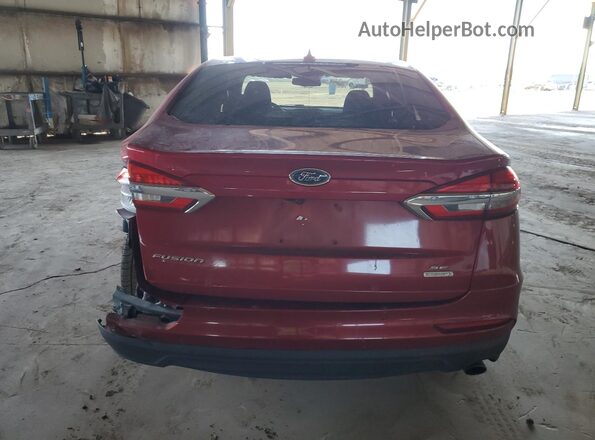 3FA6P0HD4LR113408 2020 FORD FUSION Red Rear view