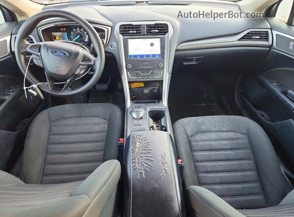 3FA6P0HD4LR143363 2020 FORD FUSION Charcoal Առջևի վահանակի տեսք