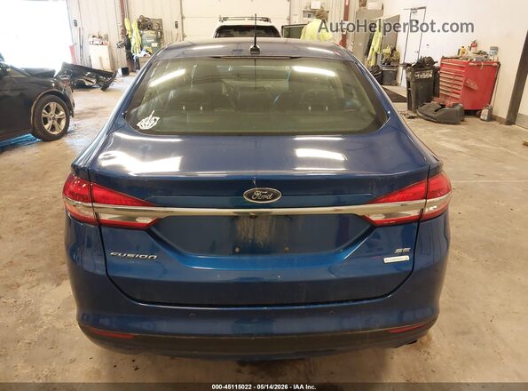 3FA6P0HD5JR185649 2018 FORD FUSION Blue 