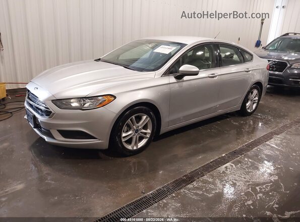 3FA6P0HD5JR232002 2018 FORD FUSION Серебряный Передняя левая четверть