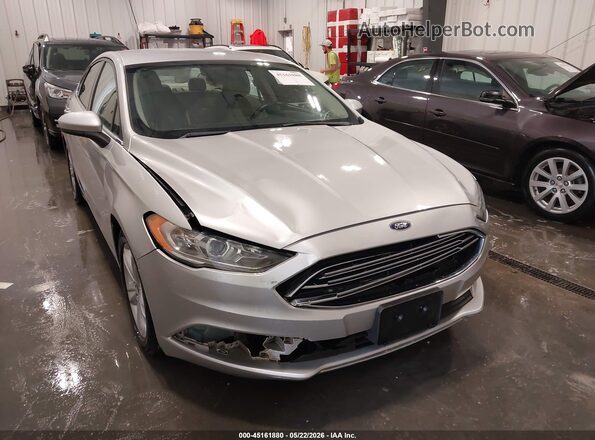 3FA6P0HD5JR232002 2018 FORD FUSION Серебряный Вид спереди