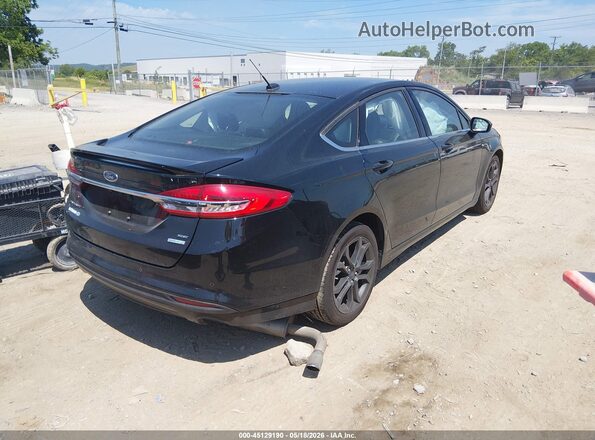 3FA6P0HD5JR240584 2018 FORD FUSION Black Rear right