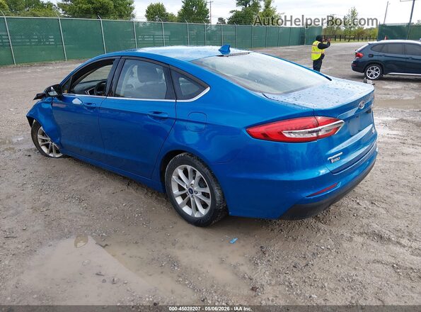 3FA6P0HD5LR123932 2020 FORD FUSION Синий Задняя левая четверть