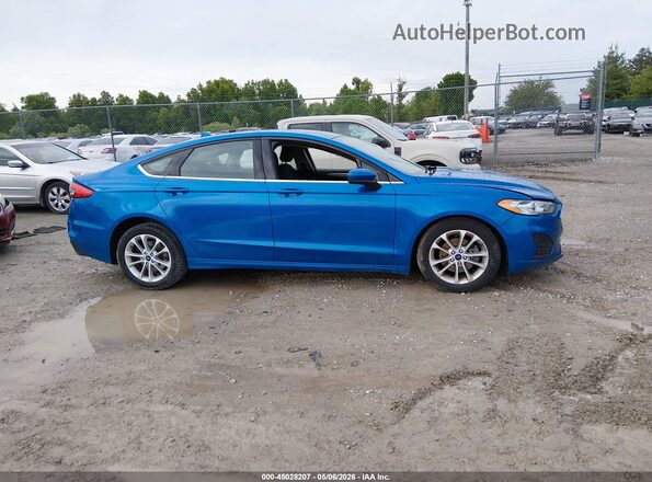 3FA6P0HD5LR123932 2020 FORD FUSION Синий Панорамный вид салона 360°