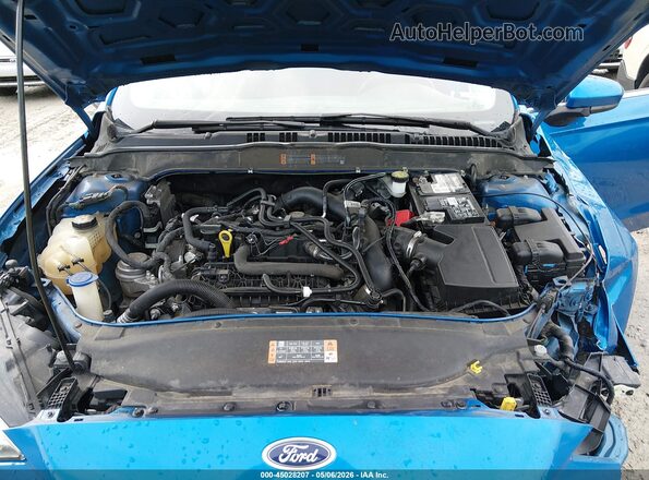 3FA6P0HD5LR123932 2020 FORD FUSION Синий Вид сзади
