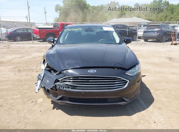 3FA6P0HD5LR191289 2020 FORD FUSION Черный Вид задней части салона