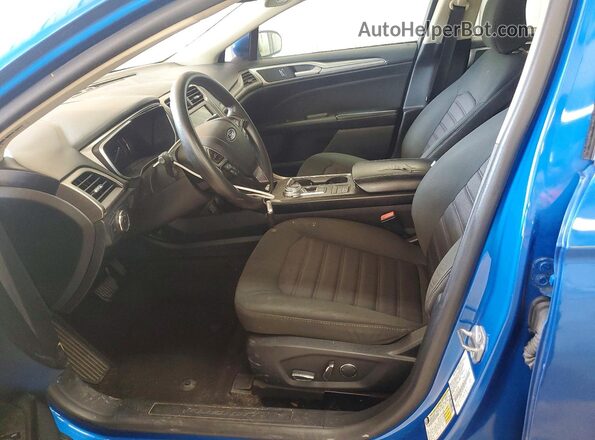 3FA6P0HD5LR225568 2020 FORD FUSION Blue წინა სალონის ხედი