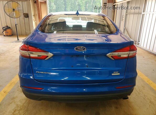 3FA6P0HD5LR225568 2020 FORD FUSION Blue უკანა ხედი