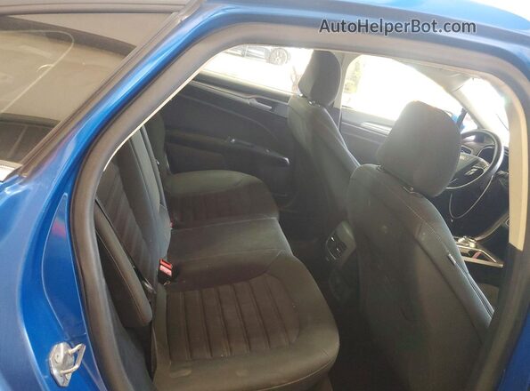 3FA6P0HD5LR225568 2020 FORD FUSION Blue უკანა სავარძლების ხედი