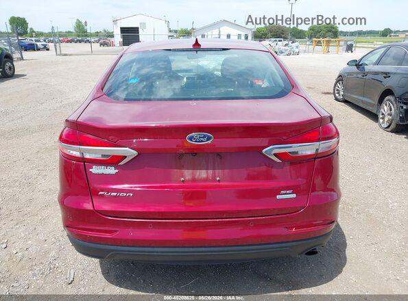 3FA6P0HD6KR267780 2019 FORD FUSION Red 