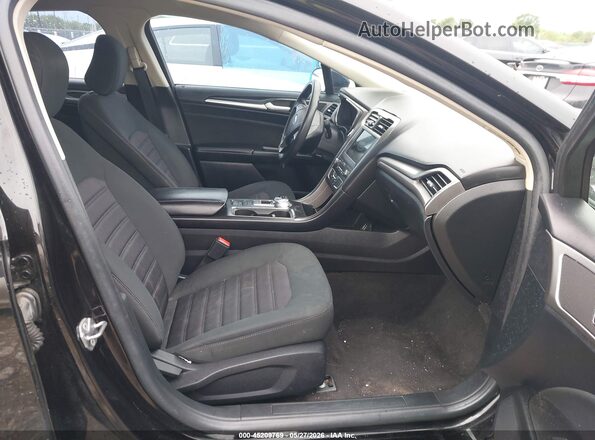 3FA6P0HD6LR226793 2020 FORD FUSION Black Вид салону спереду