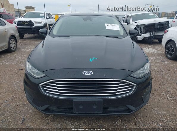 3FA6P0HD6LR226793 2020 FORD FUSION Black Вид задньої частини салону