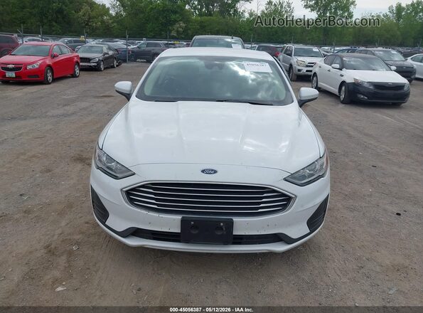 3FA6P0HD6LR227376 2020 FORD FUSION White Вид щитка приладів