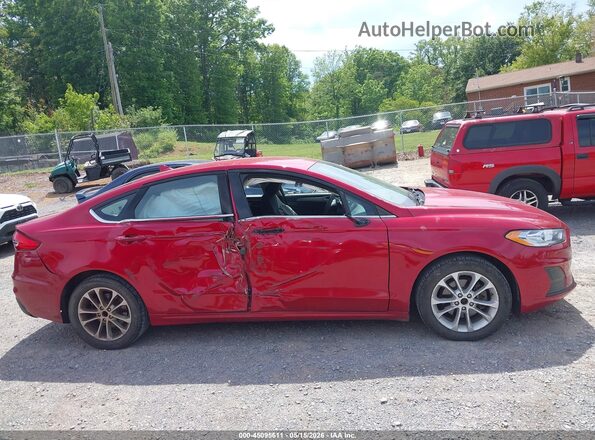 3FA6P0HD6LR255601 2020 FORD FUSION Red 