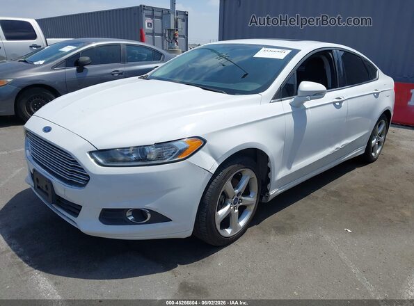 3FA6P0HD7GR202332 2016 FORD FUSION White Vista tres cuartos delantera izquierda