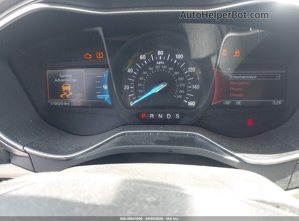 3FA6P0HD7GR205229 2016 FORD FUSION Burgundy Вид задніх сидінь