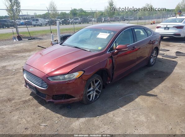 3FA6P0HD7GR205229 2016 FORD FUSION Burgundy Передня ліва чверть