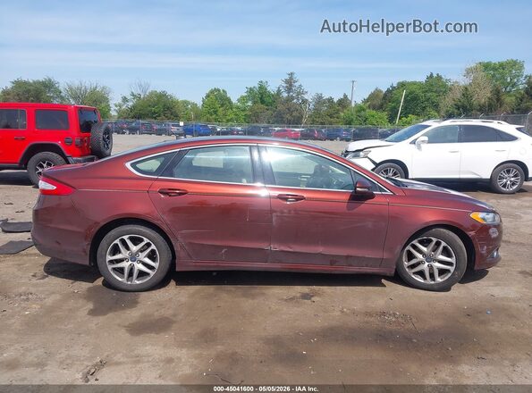 3FA6P0HD7GR205229 2016 FORD FUSION Burgundy Вид задньої частини салону