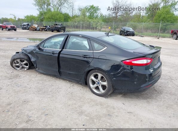 3FA6P0HD7GR319585 2016 FORD FUSION Black Rear left