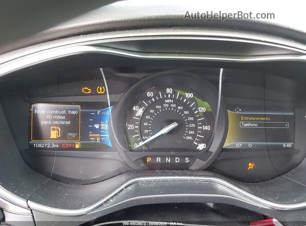 3FA6P0HD7HR166921 2017 FORD FUSION Gray 
