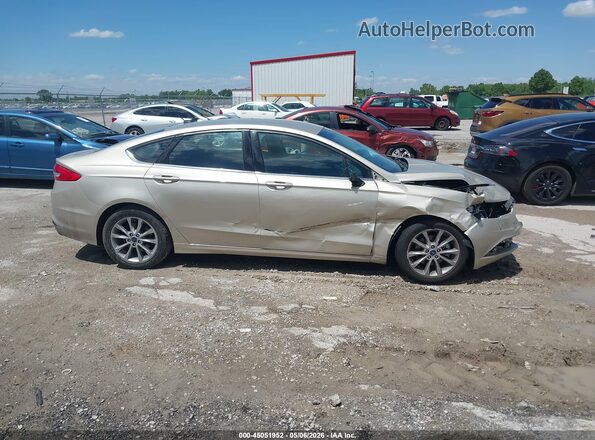 3FA6P0HD7HR299209 2017 FORD FUSION Gold Սալոնի հետևի տեսք