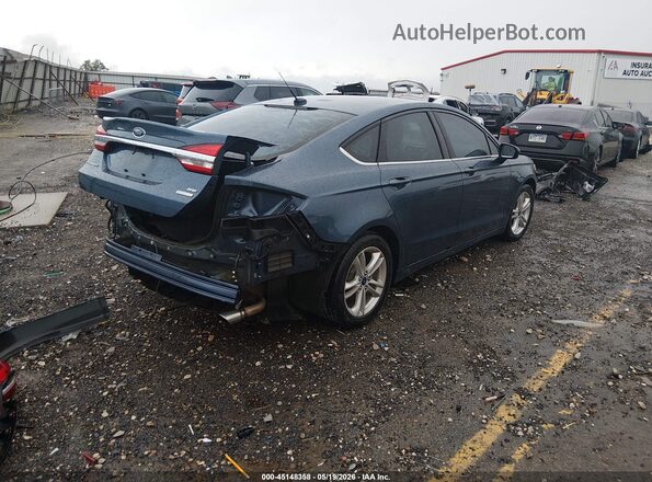 3FA6P0HD7JR186320 2018 FORD FUSION Light Blue Հետևի աջ