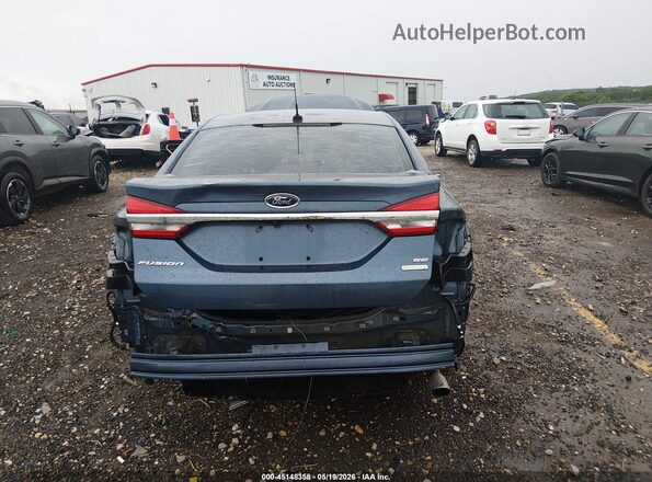 3FA6P0HD7JR186320 2018 FORD FUSION Light Blue Դիմացի տեսք