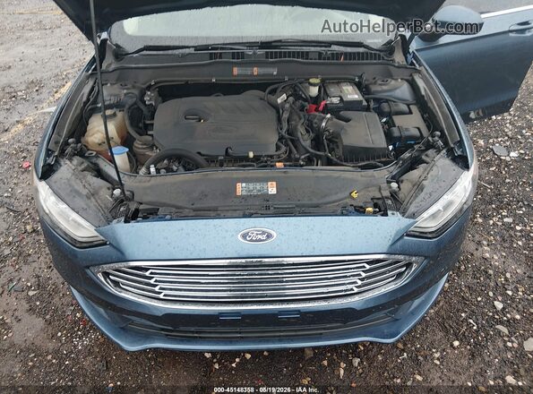 3FA6P0HD7JR186320 2018 FORD FUSION Light Blue Հետևի տեսք