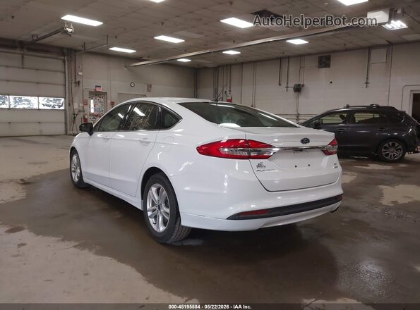3FA6P0HD7JR264305 2018 FORD FUSION White Trasero izquierdo