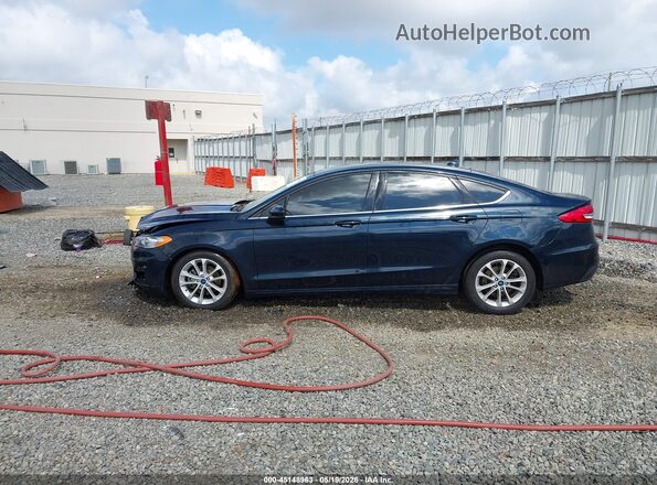 3FA6P0HD7LR160240 2020 FORD FUSION Blue Vista interior de 360 grados