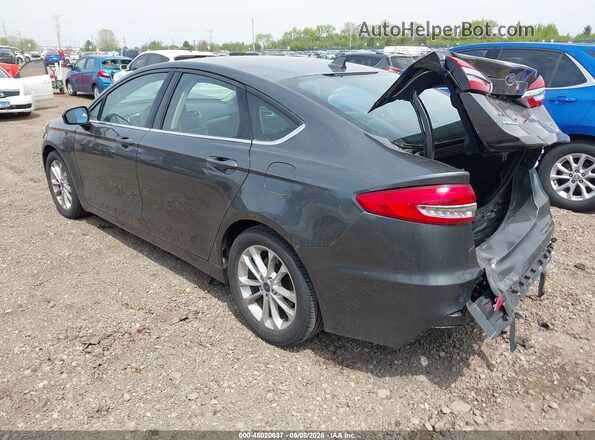 3FA6P0HD7LR219755 2020 FORD FUSION Gray Задня ліва чверть