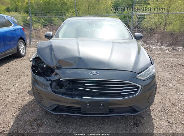 3FA6P0HD7LR219755 2020 FORD FUSION Gray Вид задньої частини салону