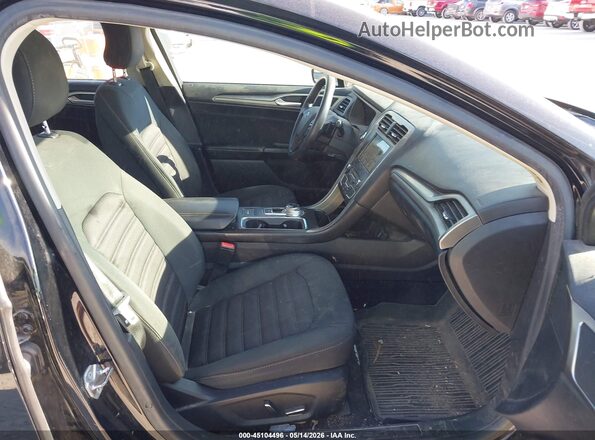 3FA6P0HD8JR150300 2018 FORD FUSION Black Front interior view