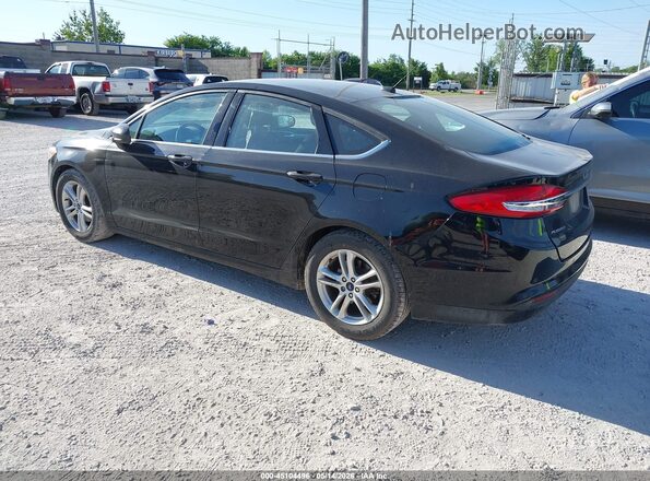 3FA6P0HD8JR150300 2018 FORD FUSION Black Rear left